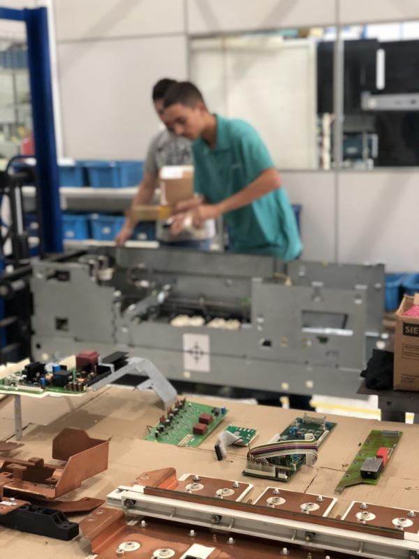 Manutenção de equipamentos industriais